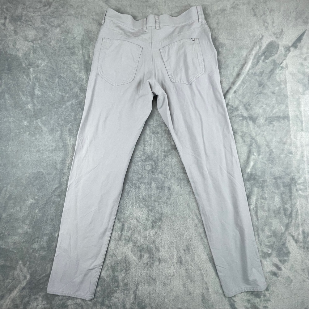 Travis Mathew Light Gray Performance Stretch Casu… - image 2